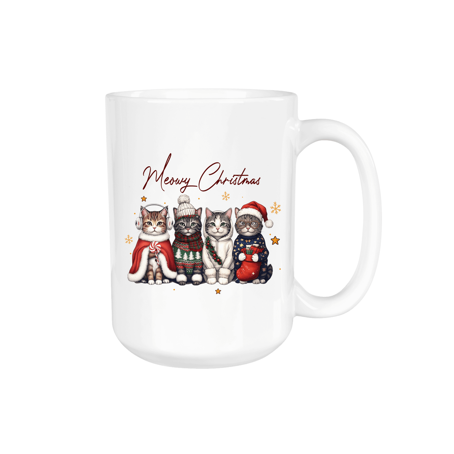 Mug Grande Aube 450 ml – Meowy Christmas