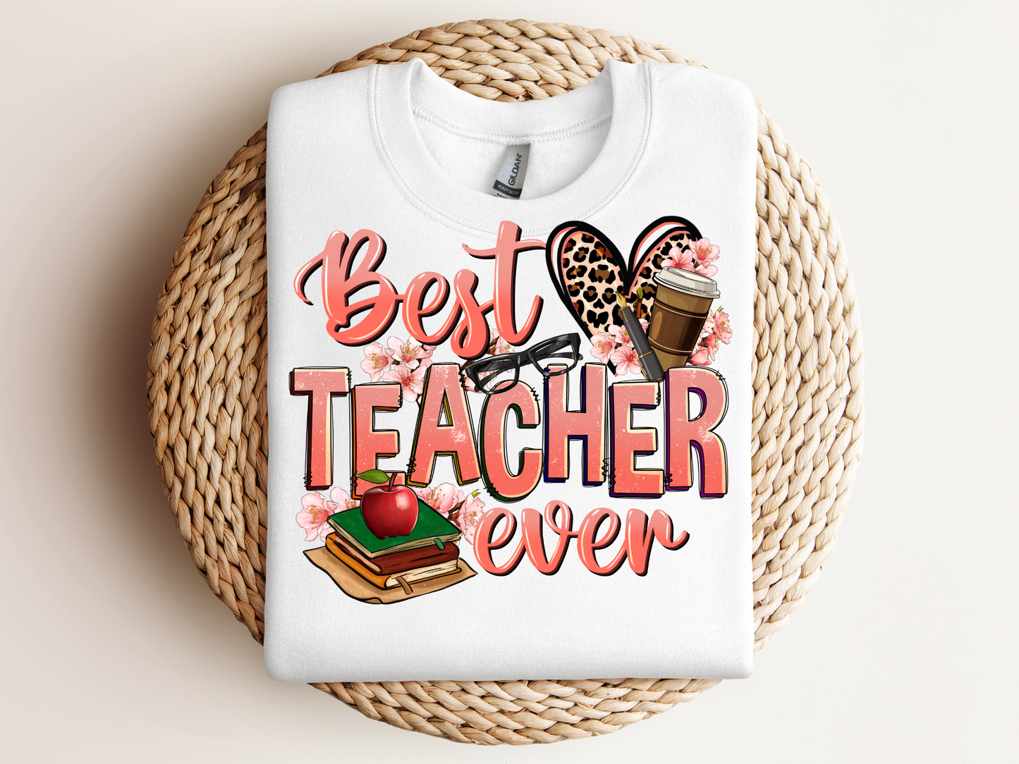 Hoodie Unisex Personnalisable Best Teacher Ever