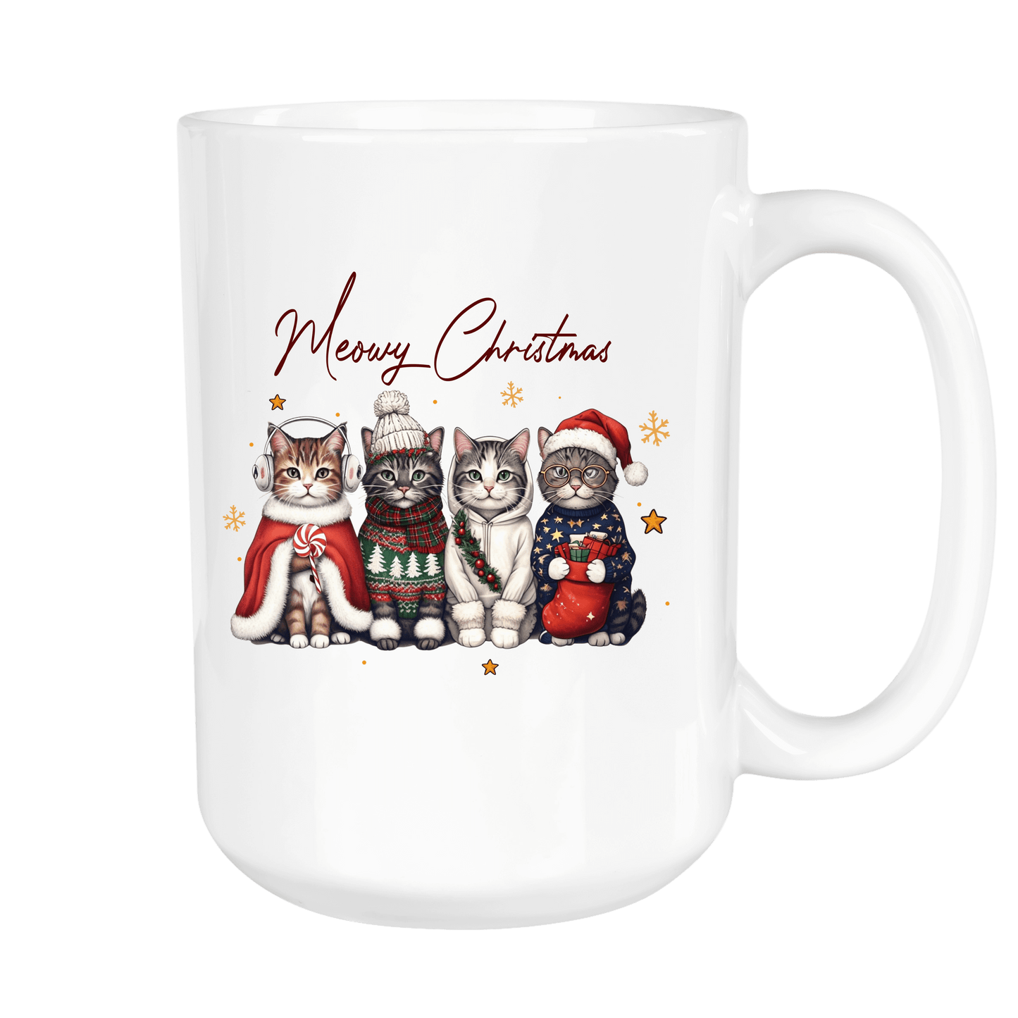 Mug Grande Aube 450 ml – Meowy Christmas