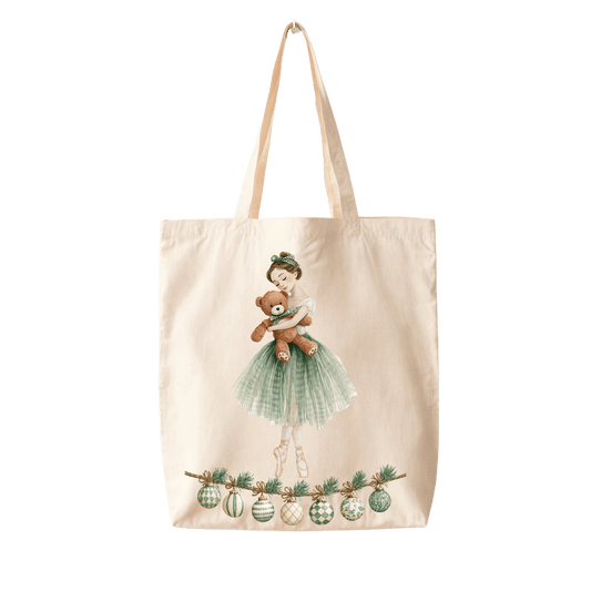 Tote Bag Coton – Ballerine & Guirlande