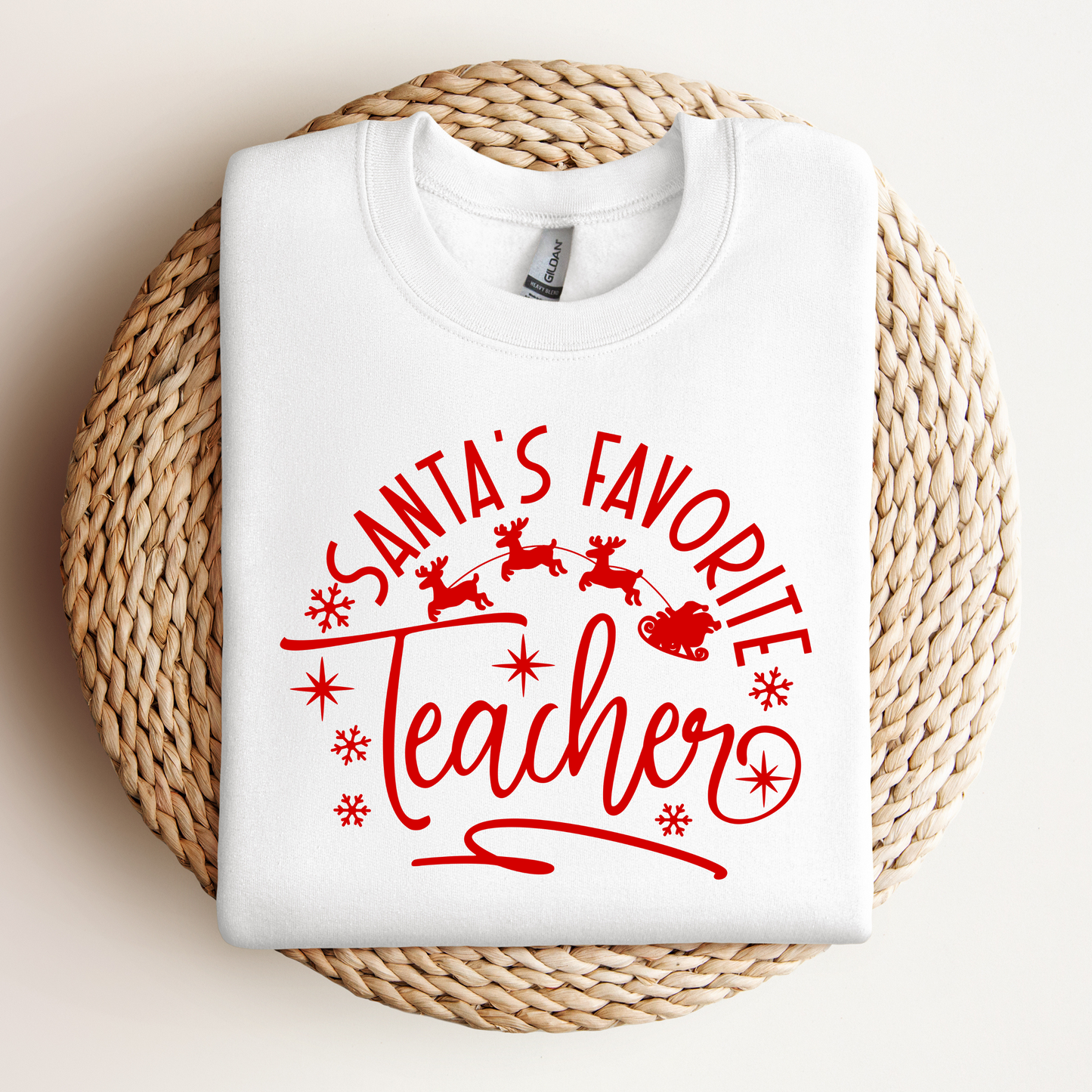 Sweatshirt de Noël - Professeur Préféré du Père Noël