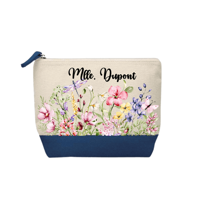 Trousse Voyageuse - Jardin Fleuri en Aquarelle