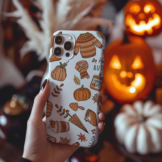 Coque de Téléphone Personnalisable Vibes d'Automne