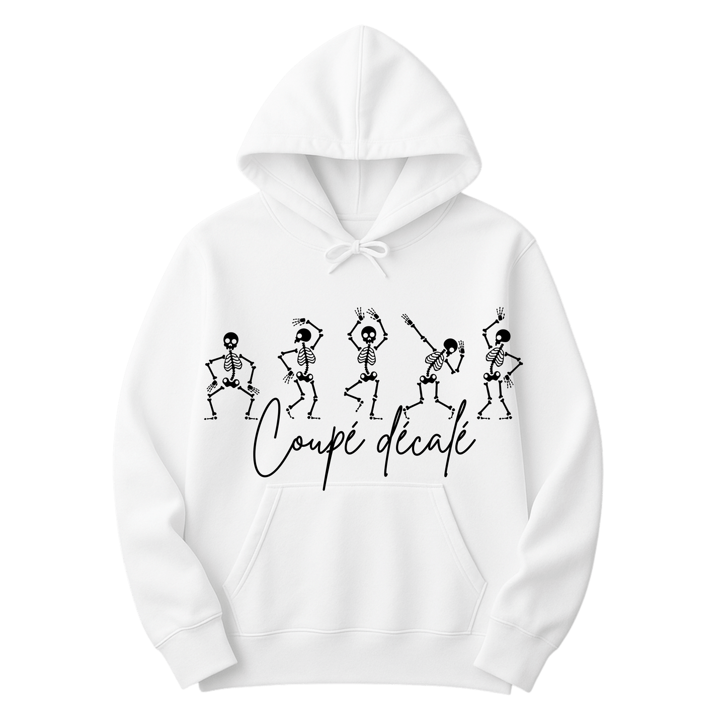 Sweat à Capuche Cocoon – Danse des Squelettes Noirs