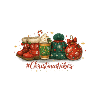 Transfert DTF – #ChristmasVibes