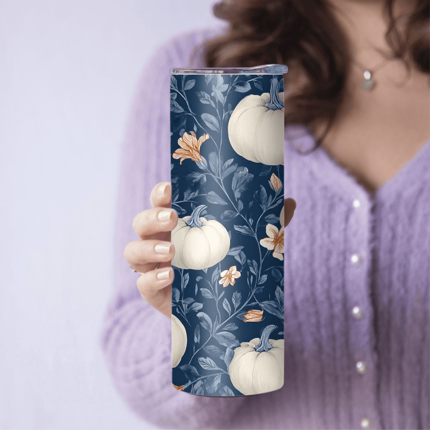 Horizon 650 ml - Citrouilles Blanches & Fleurs d'Automne