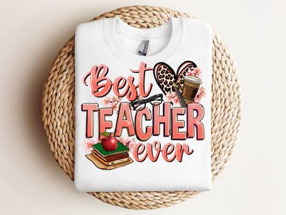 Hoodie Unisex Personnalisable Best Teacher Ever