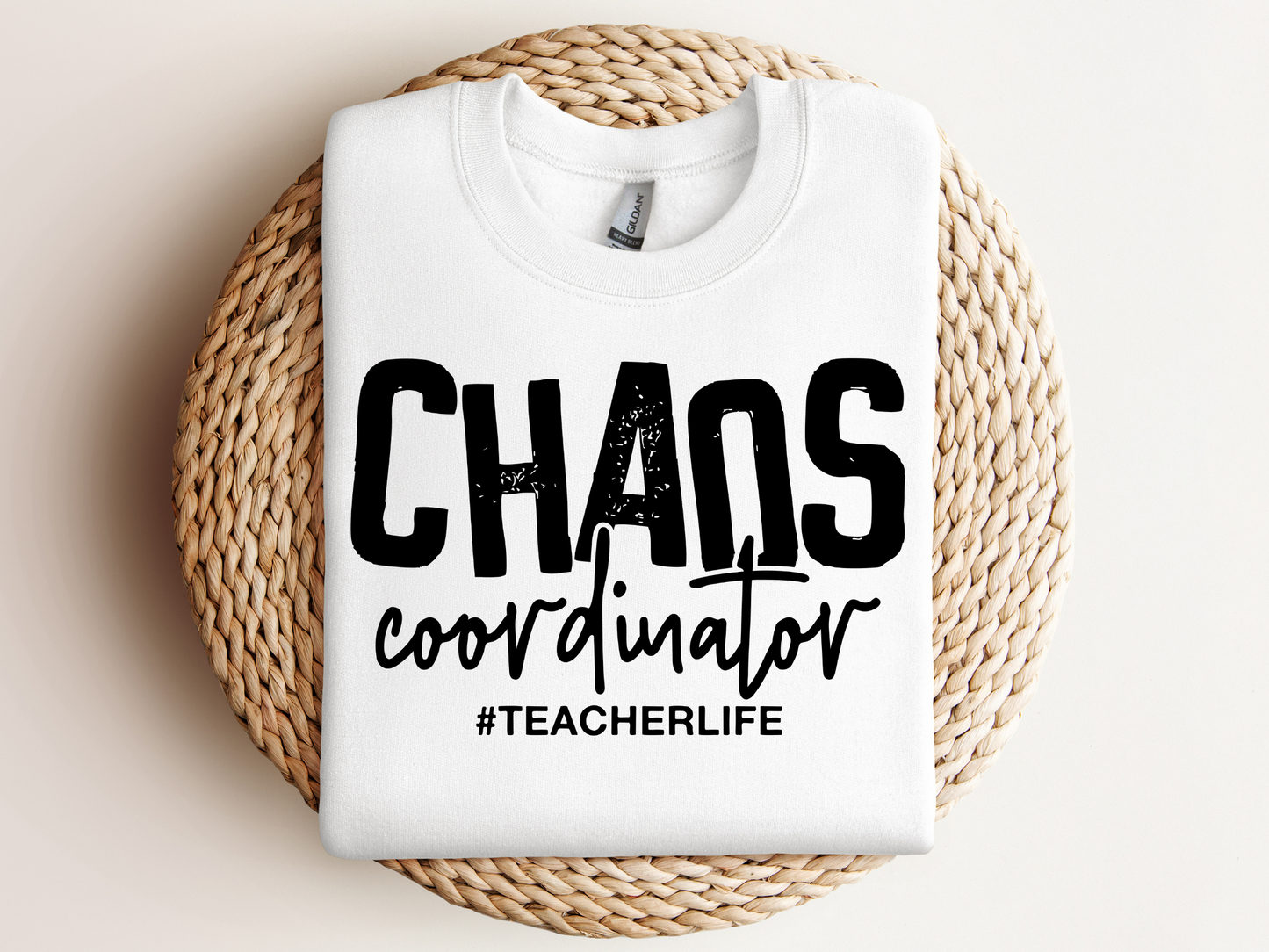 Sweat-Shirt Unisex Personnalisable Chaos Coordinator