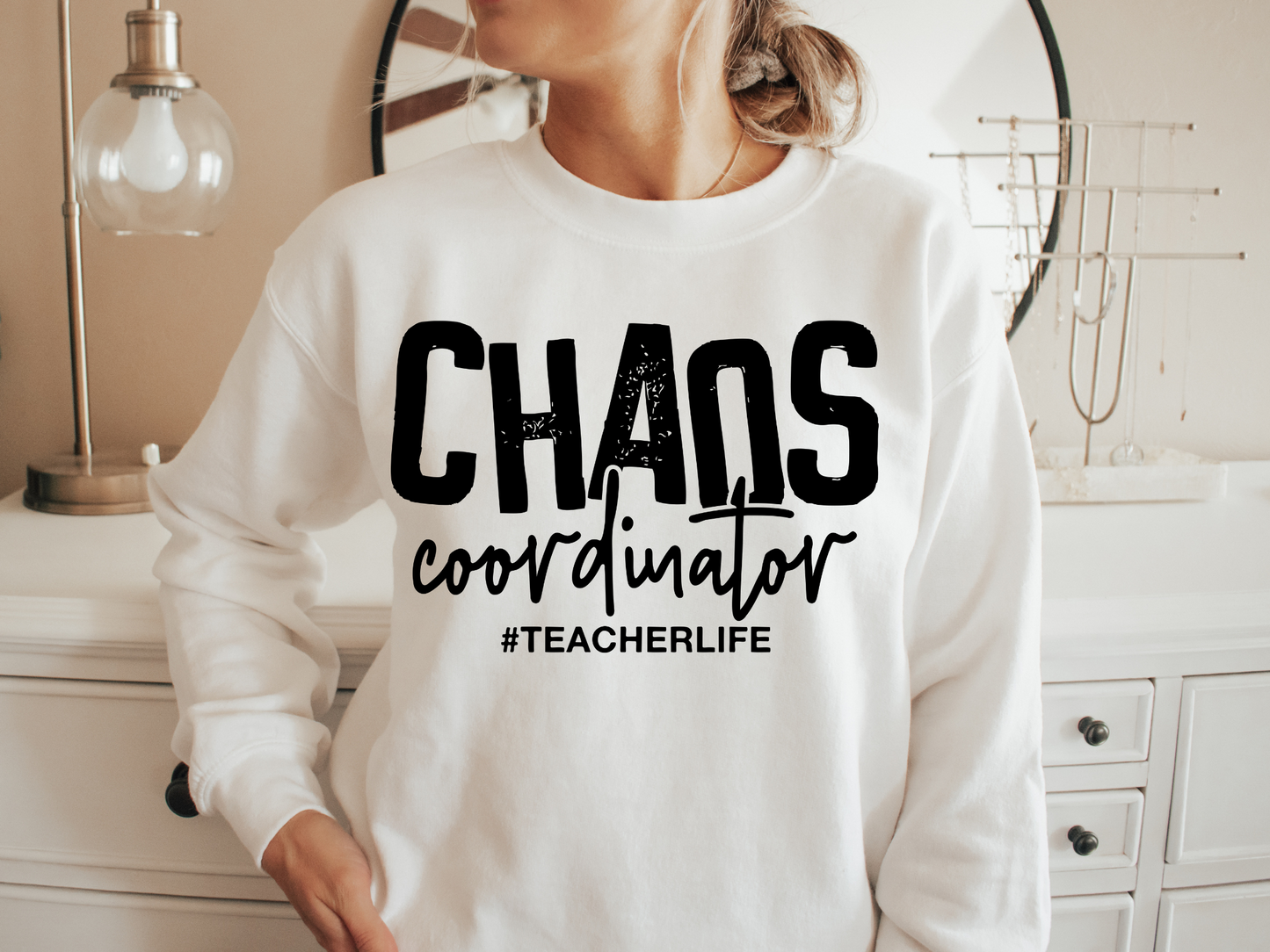 Sweat-Shirt Unisex Personnalisable Chaos Coordinator