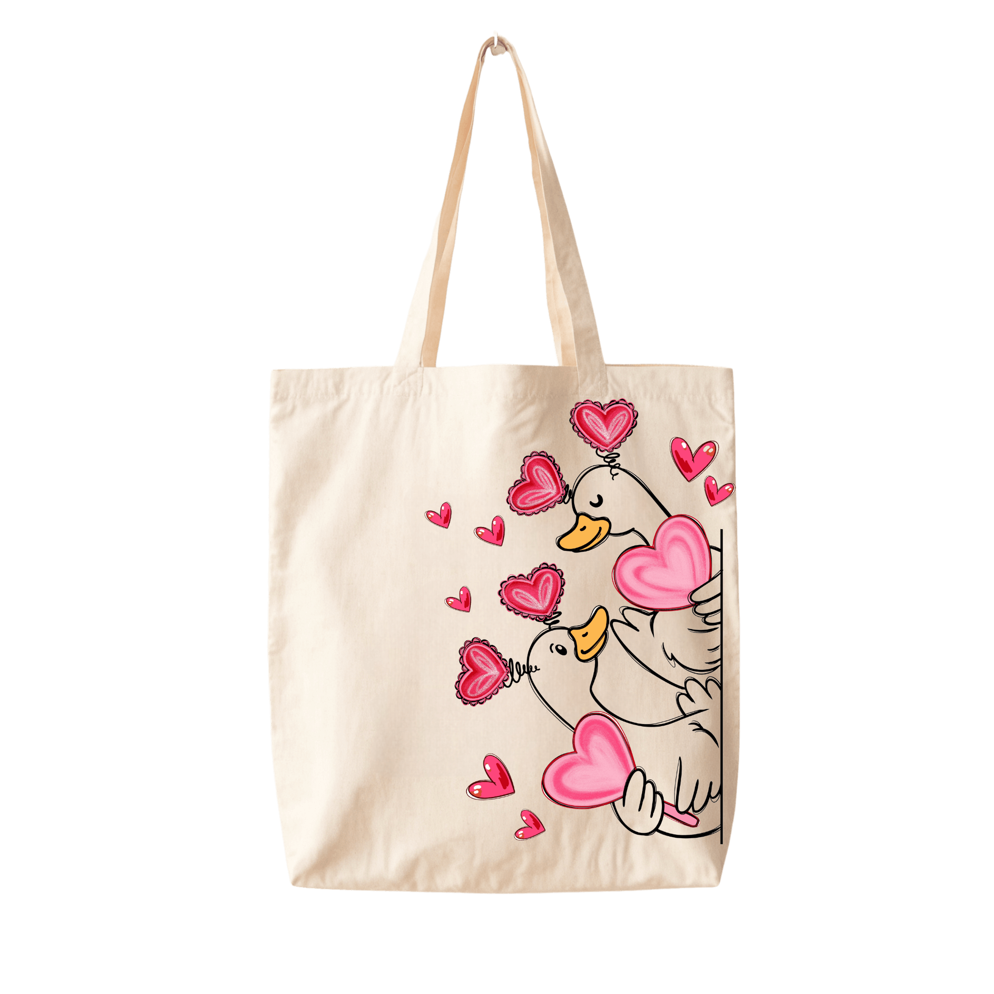 Tote bag Love Canards – Saint-Valentin