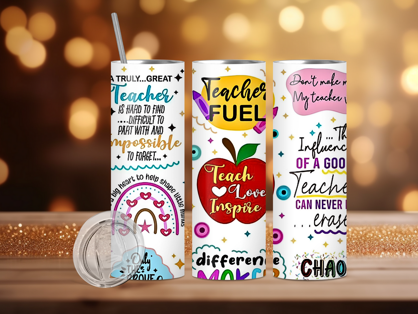 Gourde en Acier Inoxydable Personnalisable Teacher Fuel