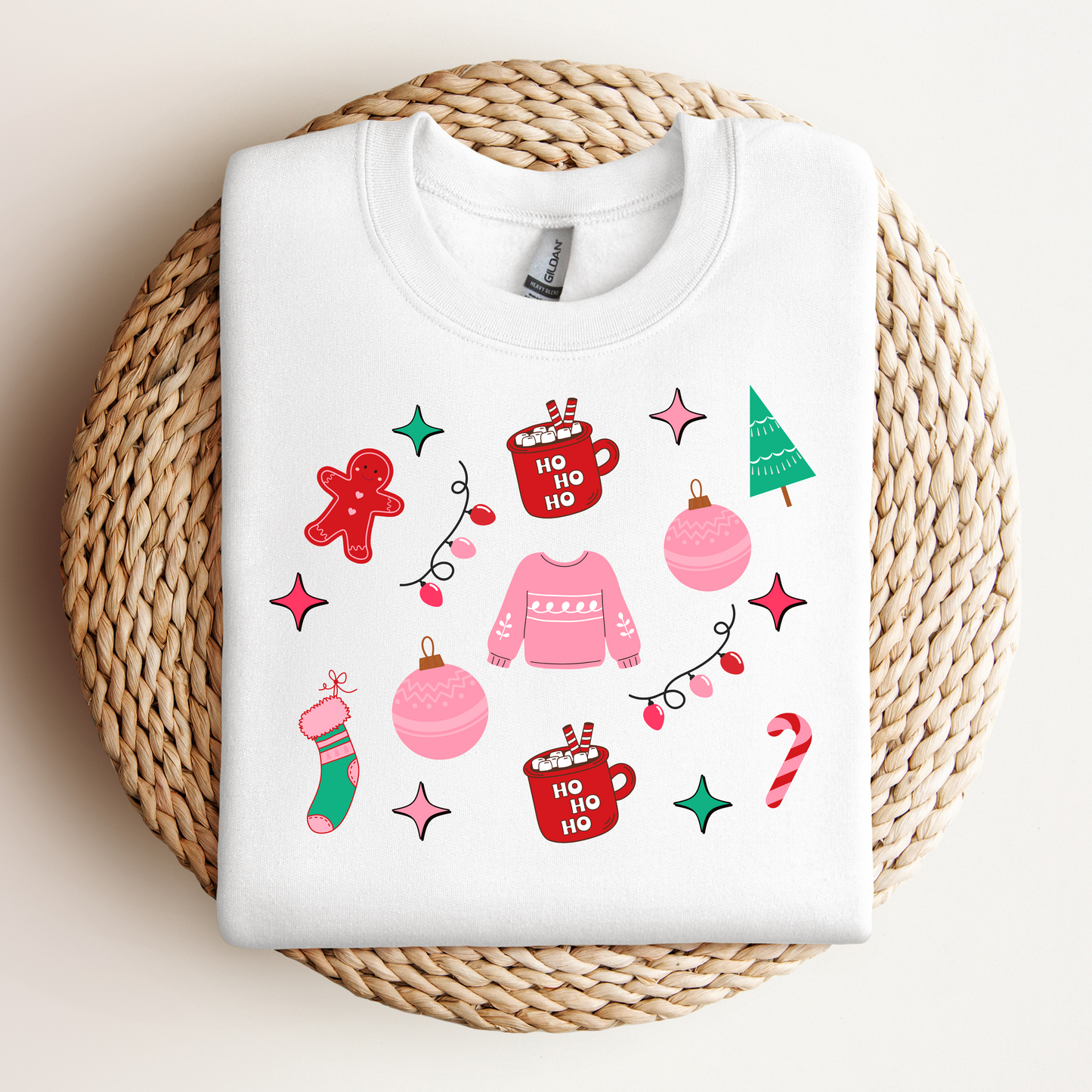Sweatshirt de Noël Girly