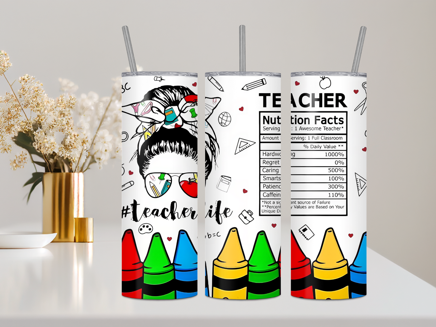 Gourde Acier Inoxydable Personnalisable Teacher's Life