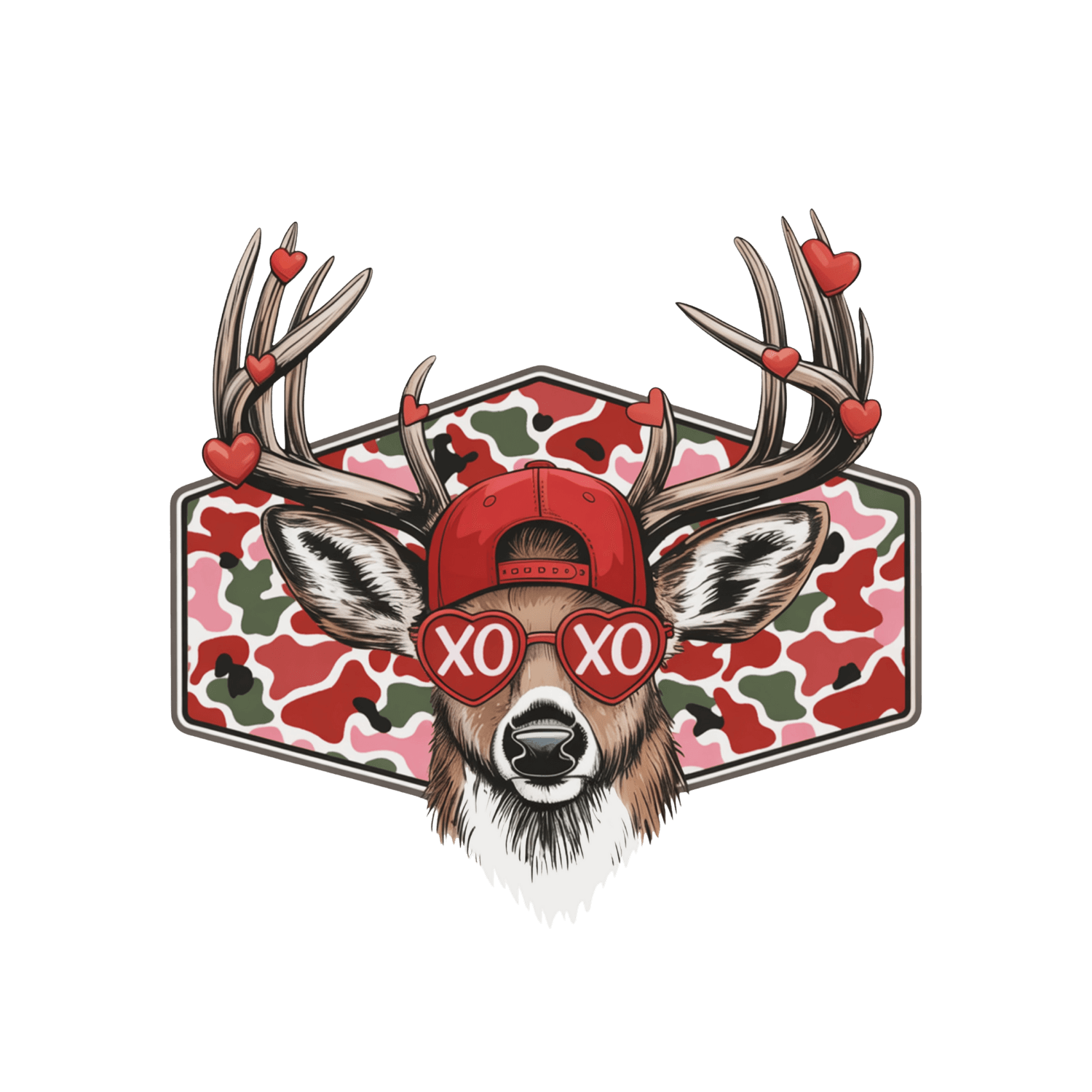 DTF Saint-Valentin – Cerf 