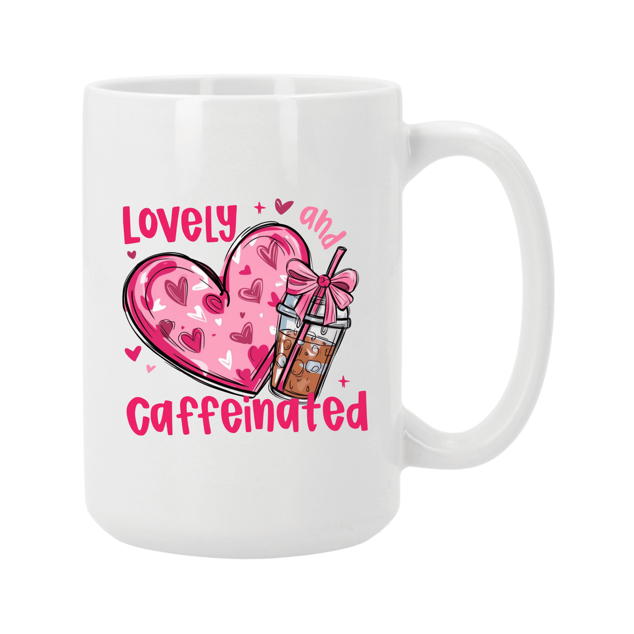 Mug Saint-Valentin « Lovely & Caffeinated »