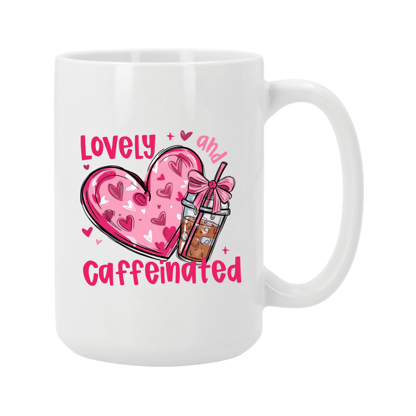 Mug Saint-Valentin « Lovely & Caffeinated »