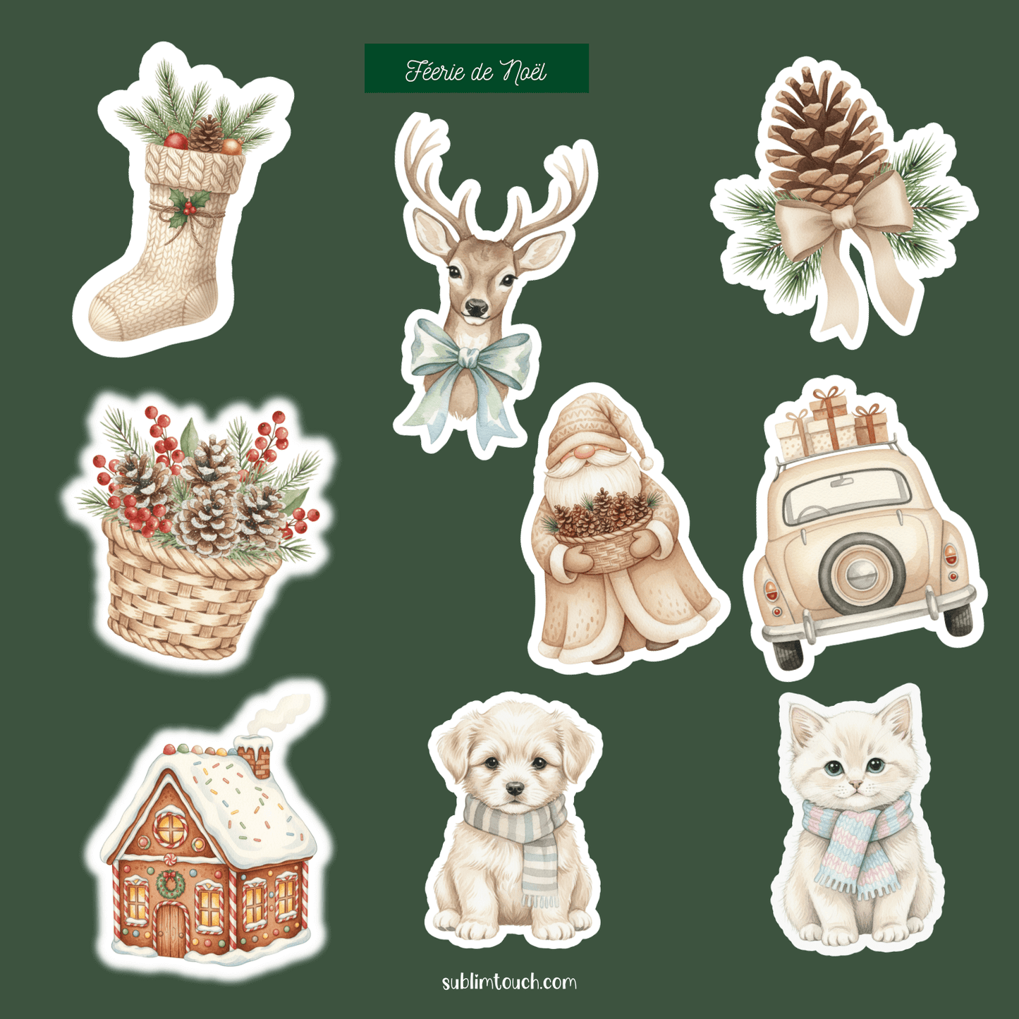 Sticker Sheet Noël – Doux Chalet
